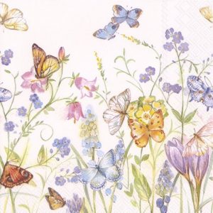 Servilleta Mariposas & Flores H295