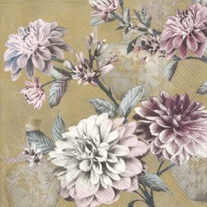 Servilleta Flor Daria Oro H260
