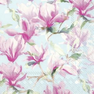 Servilleta Magnolia Celeste H334