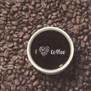 Servilleta Amo el Café H457