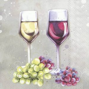 Servilleta Vino Tinto y Blanco H595