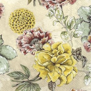 Servilleta Flor Mística Crema H258