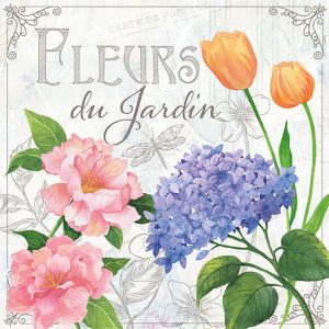 Servilleta Flores de Jardín A726