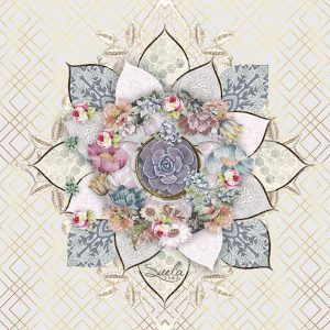 Servilleta Mandala Floral A791