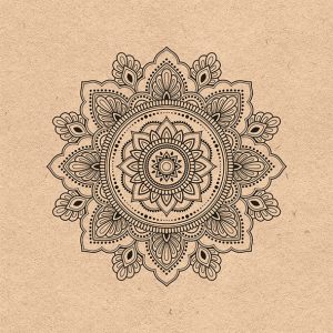 Servilleta Mandala Reciclada A1240