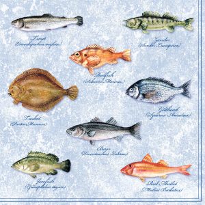 Servilleta Variedad de Pescados A672