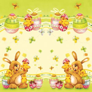 Servilleta Feliz Pascua D054