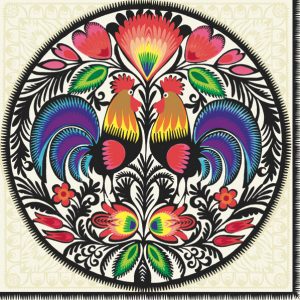 Servilleta Pieza Multicolor Negro M245
