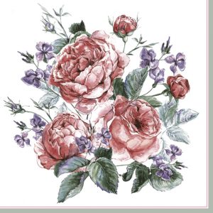 Servilleta Flores Pintadas M181