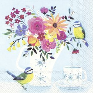 Servilleta Jarro de Flores H625