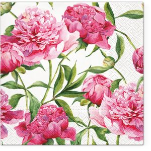 Servilleta Peonias Rosas W165