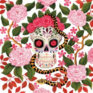 Servilleta Calavera PD585