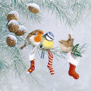 Servilleta Calcetines Navideños N258