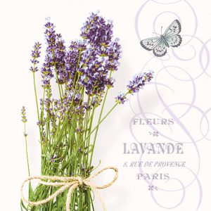 Servilleta Ramo de Lavanda A1490