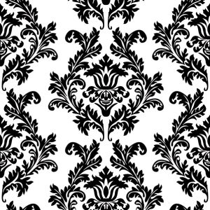Servilleta Mural Blanco y Negro M220