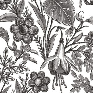 Servilleta Ilustración Floral M350