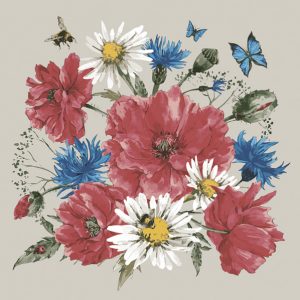 Servilleta Amapolas M380