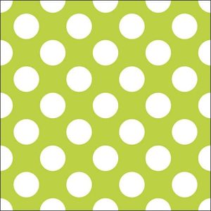 Servilleta Puntos Verde A1810