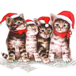 Servilleta Gatitos cantores N225