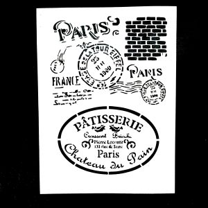 Stencil Paris Francia STE86