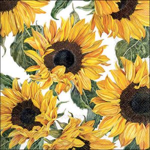 Servilleta Floreciendo girasoles A3085
