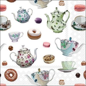Servilleta Clásicas tazas de te A3225