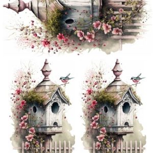 Papel Decoupage Pajarito 1