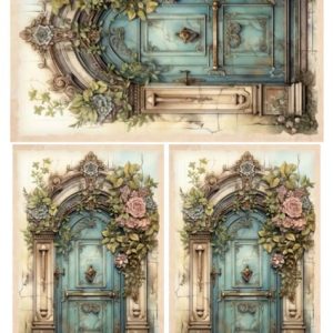 Papel Decoupage Puerta 2