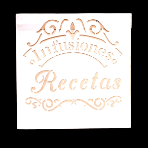 Stencil Recetas 15x15 STE465