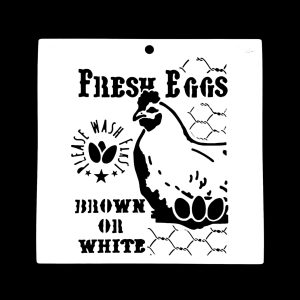 Stencil AA0169 Fresh eggs