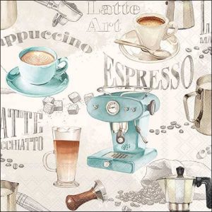 Servilleta Espresso Blanco A3455