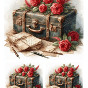 Papel Decoupage Maleta 1