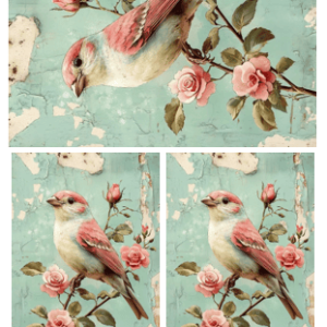 Papel Decoupage Pajarito 5