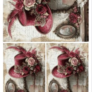 Papel Decoupage Sombrero Alto