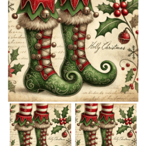 Papel Decoupage Zapatos de duende