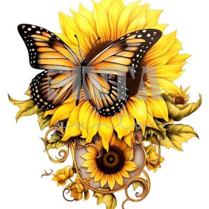 Lámina Transfer 20X30 Girasol