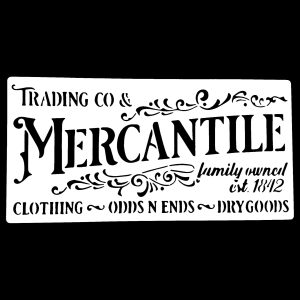 Stencil 10×20 T01 Mercantile