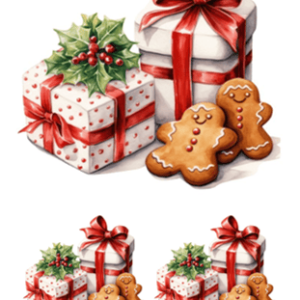 Papel Decoupage Regalos Navideños