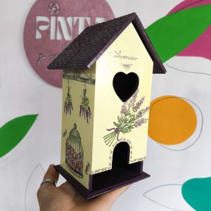 Porta te modelo casita lavanda