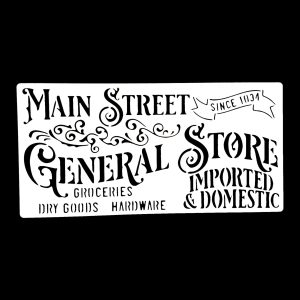 Stencil 10×20 T02 General Store