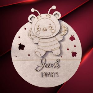 Tablero Personalizado oso abeja