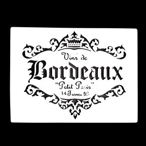 Stencil 15X20 T22 Bordeaux