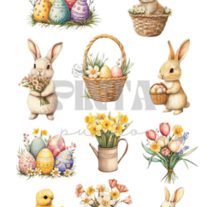 Lámina Transfer 20X30 Pascua 1