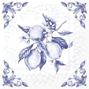 Servilleta limon en azulejo H1210