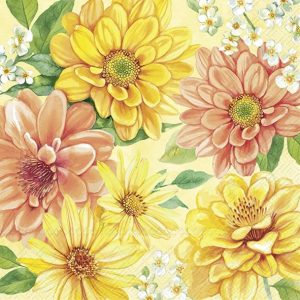 Servilleta rayito de sol amarillo H1125