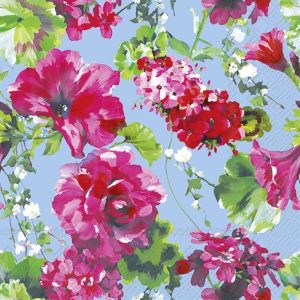 Servilleta Verano en rosa Azul H1160