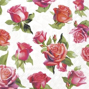 Servilleta Rosa Elegante H1170
