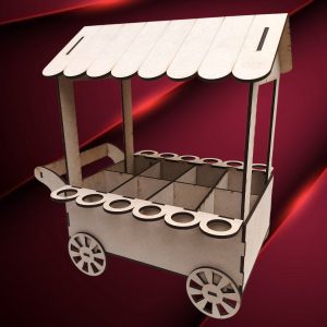 Exhibidor Carrito de dulces