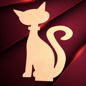 Tablero MDF Gatito (5un.)