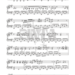 Lámina Transfer 20X30 Partitura